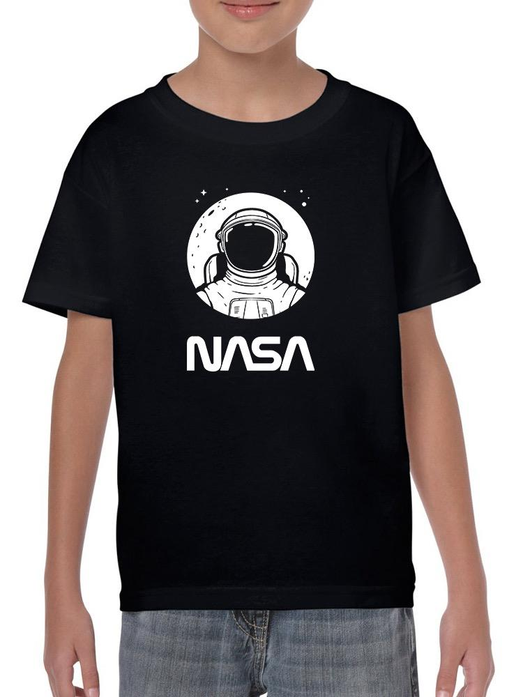 Nasa Astronaut Over Moon T-shirt -NASA Designs