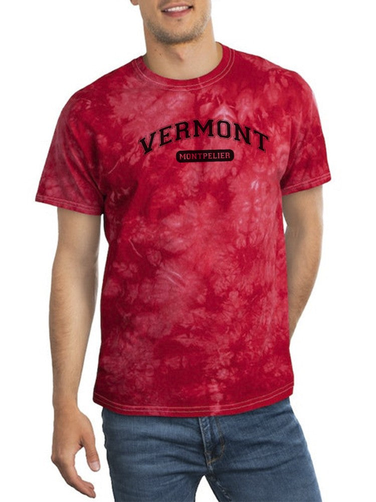 Vermont Montpelier Tie Dye Tee -SmartPrintsInk Designs