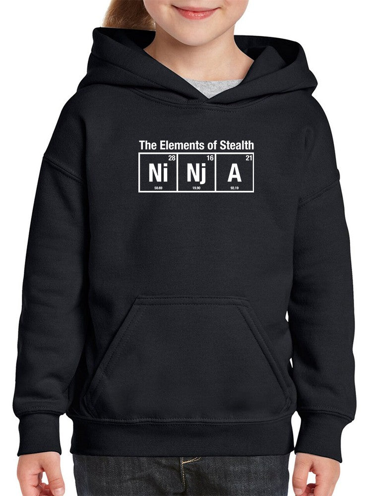 The Elements Of Stealth Hoodie -SmartPrintsInk Designs