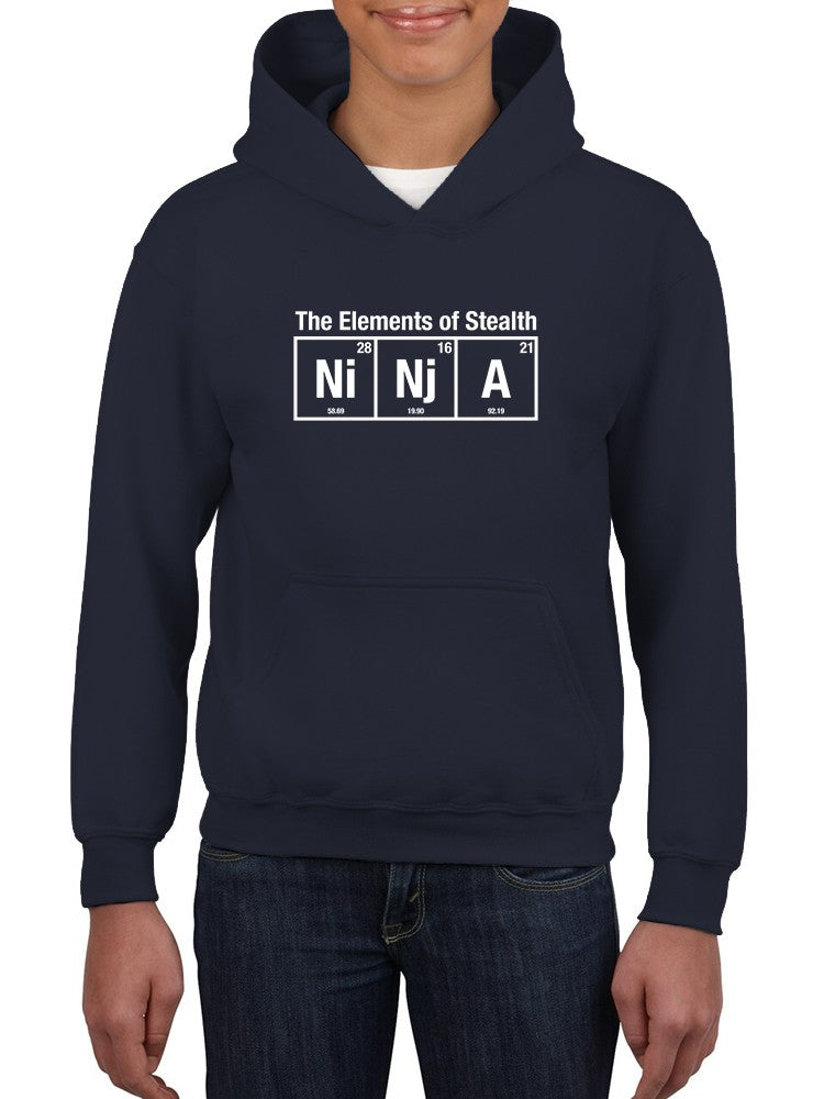 The Elements Of Stealth Hoodie -SmartPrintsInk Designs