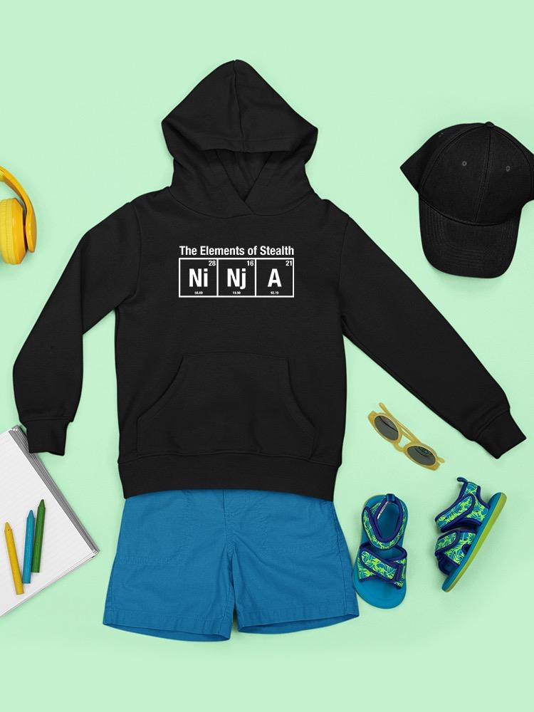 The Elements Of Stealth Hoodie -SmartPrintsInk Designs