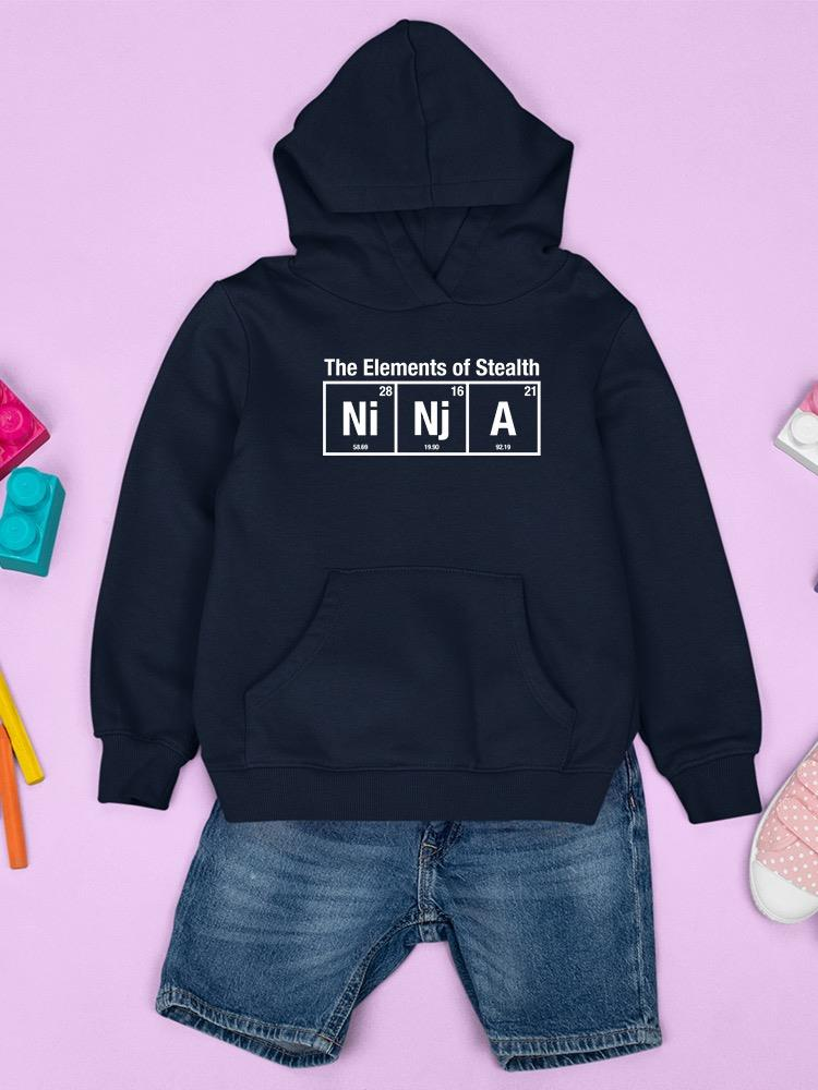 The Elements Of Stealth Hoodie -SmartPrintsInk Designs