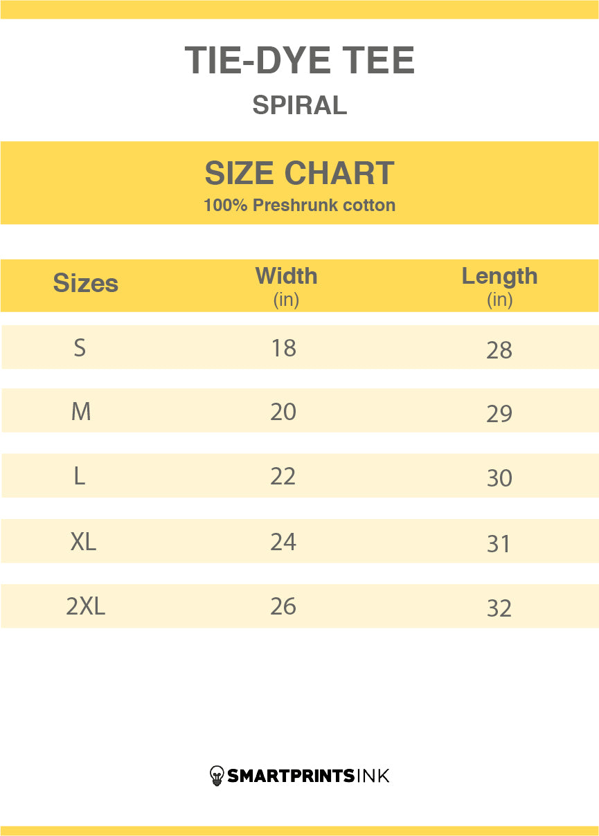 Lansing. Tie Dye Tee -SmartPrintsInk Designs