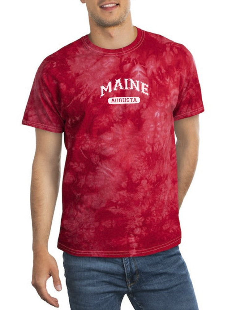 Augusta Maine Tie Dye Tee -SmartPrintsInk Designs