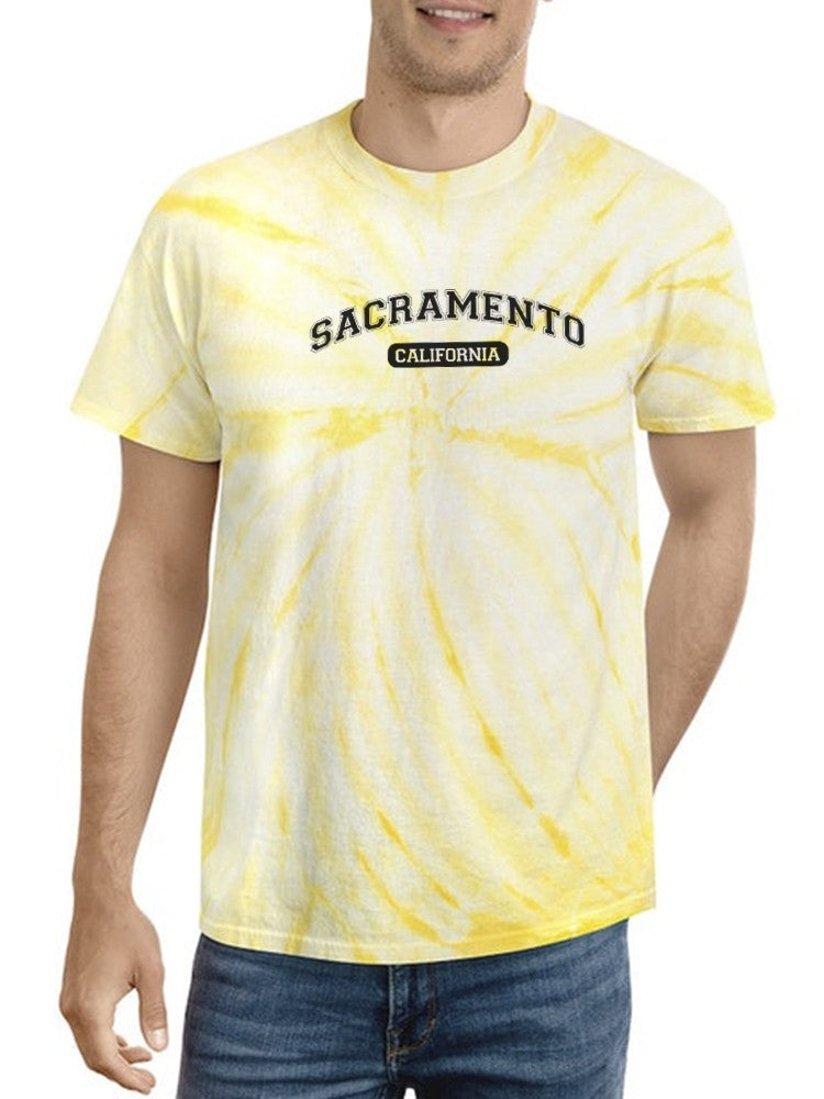 Sacramento California Tie Dye Tee -SmartPrintsInk Designs
