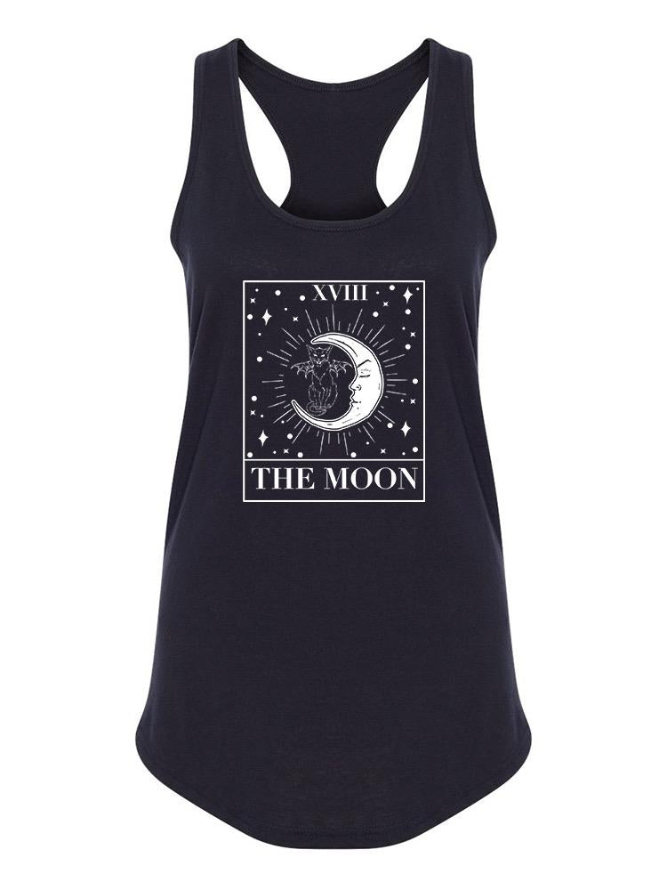 The Moon Card Racerback Tank -SmartPrintsInk Designs