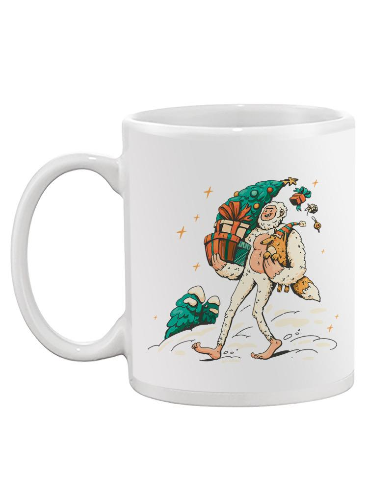 Christmas Yeti Mug -SmartPrintsInk Designs