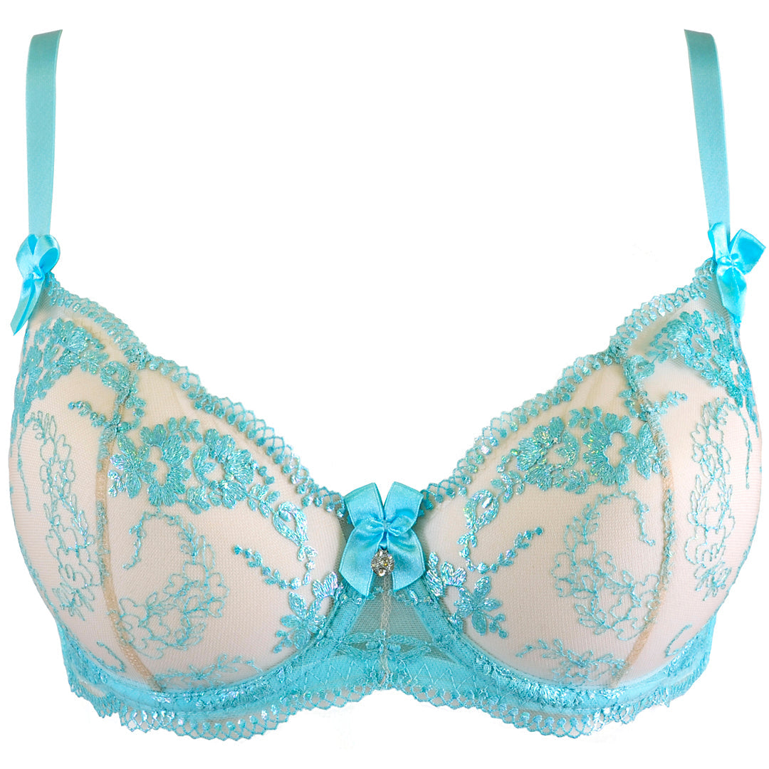 Sexy Sheer Balconette Bra Axami Alice