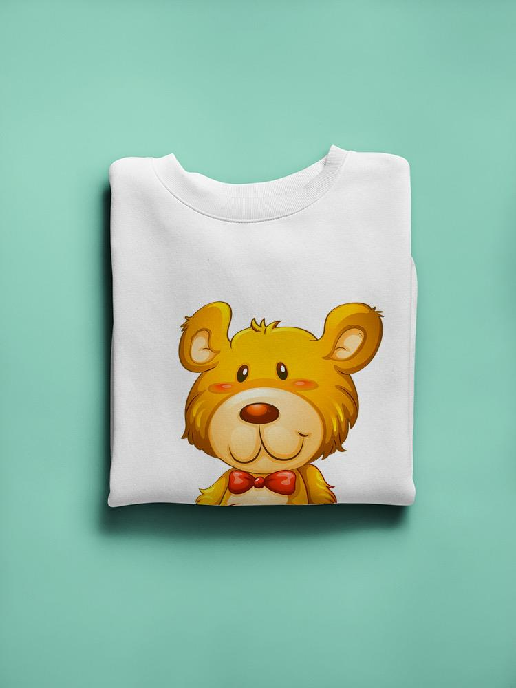 Sitting Teddy Bear Hoodie -SPIdeals Designs