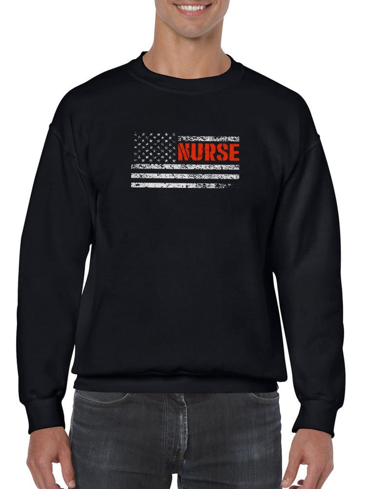 Nure American Flag Sweatshirt -SmartPrintsInk Designs