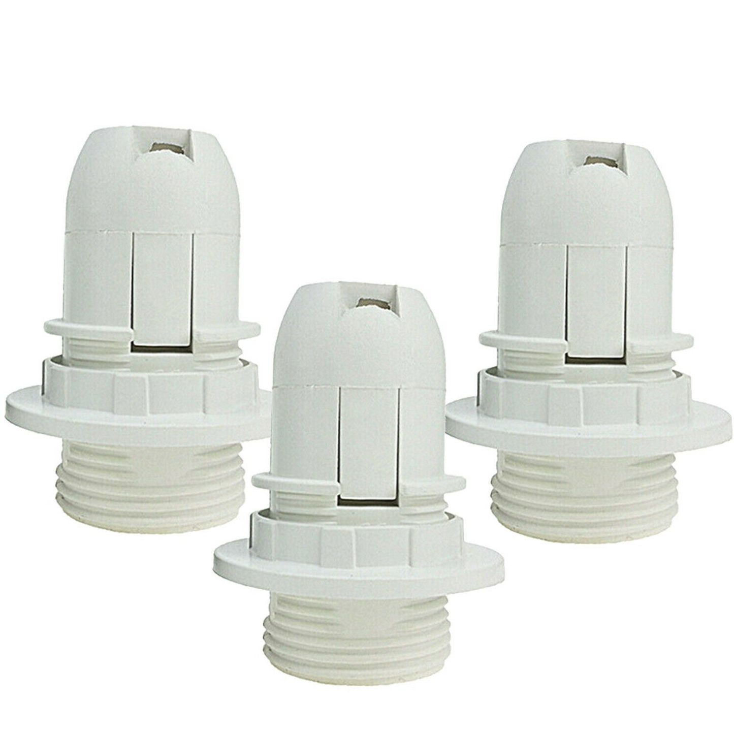 E14 Screw Lampshade Light holder Collar Ring Adaptor Bulb Holder White~1831