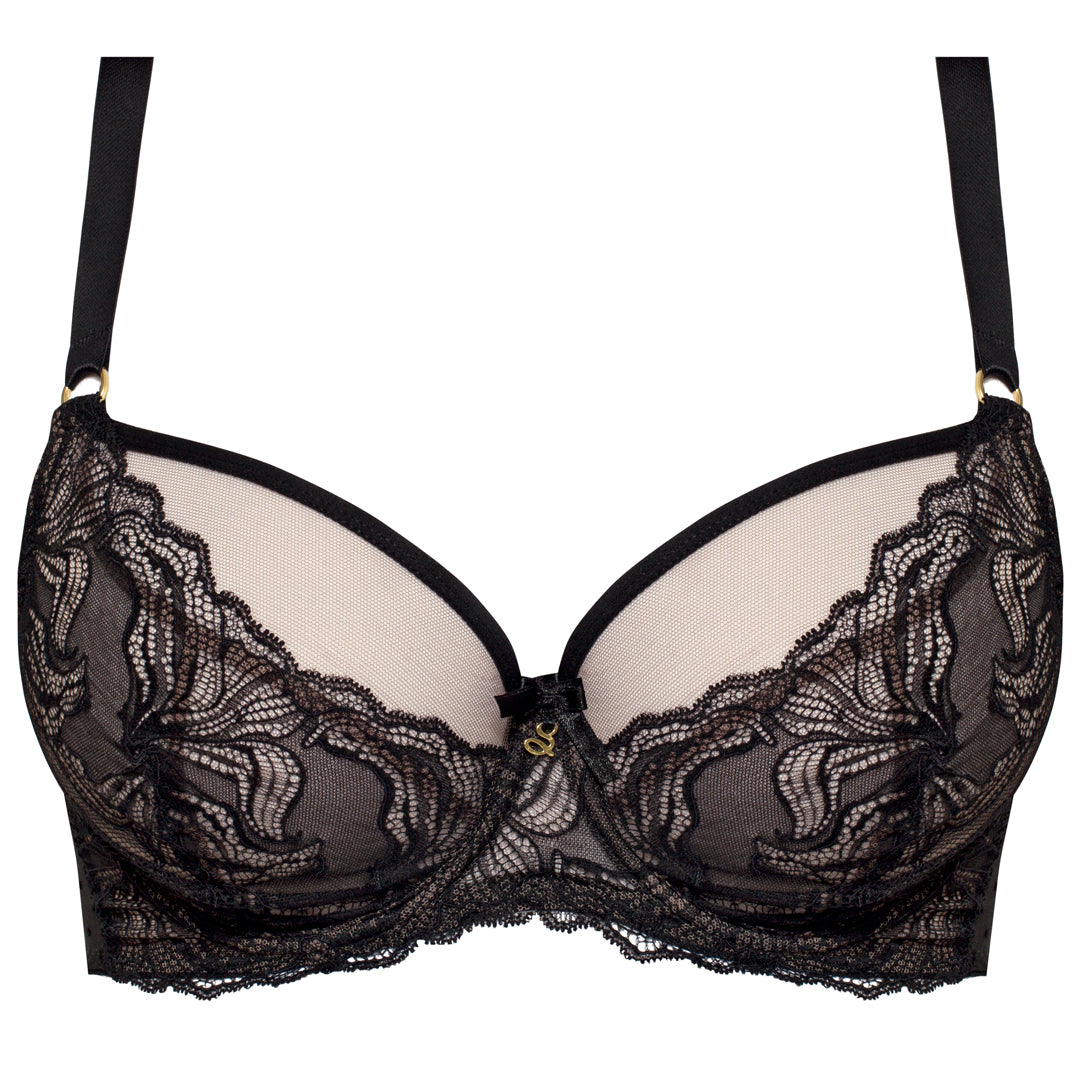 Sheer Lace Full Figure Bra Samanta Nyks