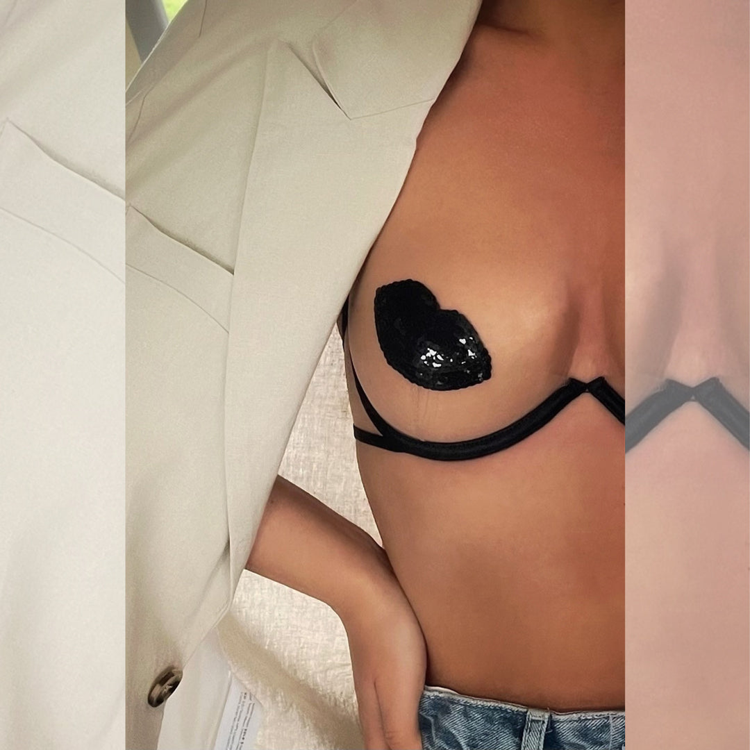 Invisible Mesh Demi Cup Bra Kinga Lou Kiss Me