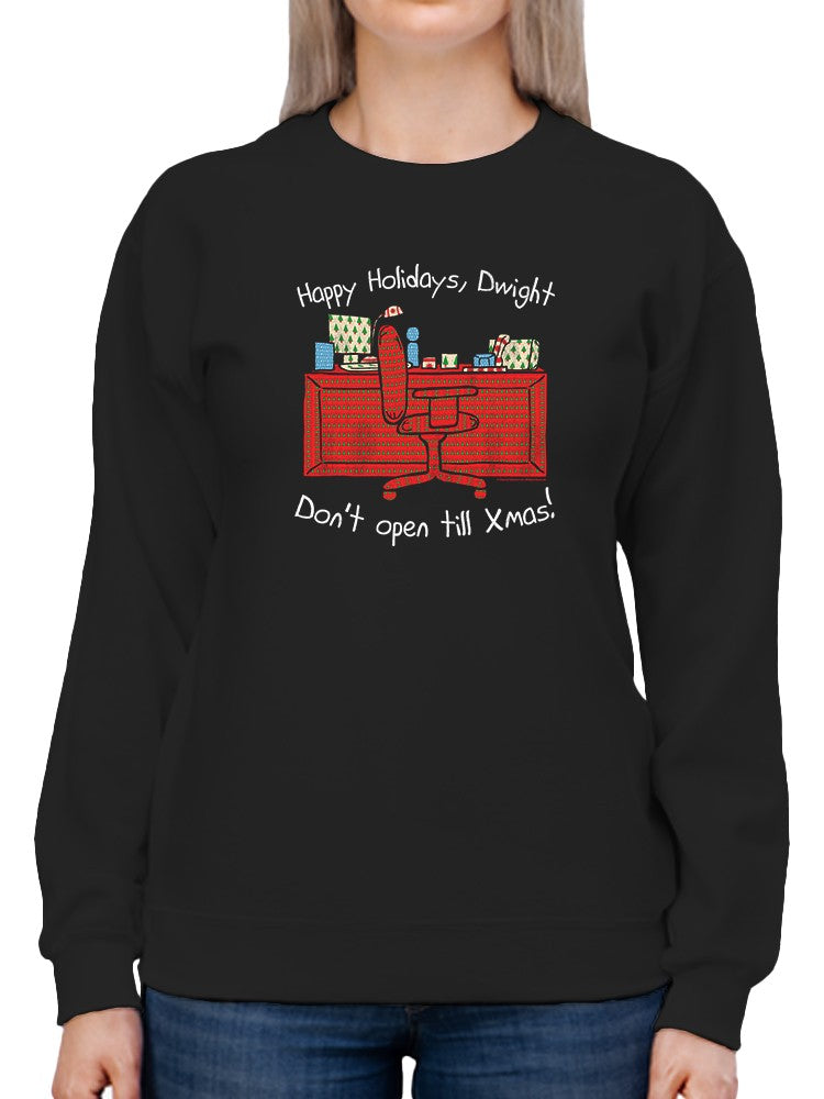 Happy Holidays Dwight! Hoodie The Office