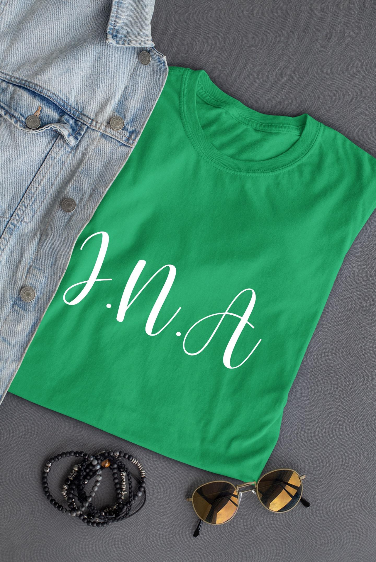 Name Initials T-shirt -Custom Designs