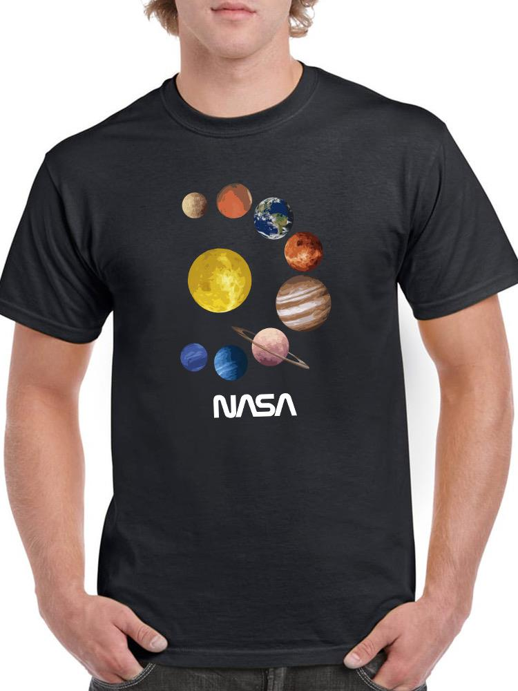 Nasa Watercolor Planets T-shirt -NASA Designs
