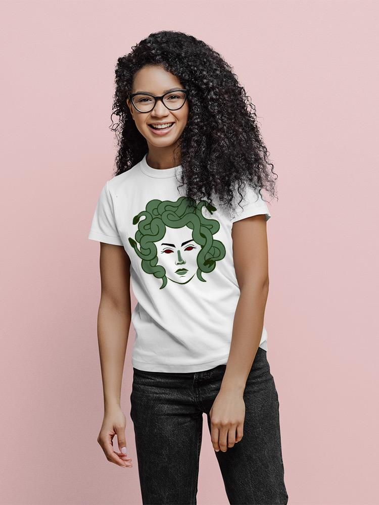 Woman With Snake Hair T-shirt -SPIdeals Designs