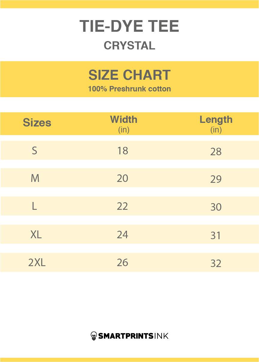 Jackson. Tie Dye Tee -SmartPrintsInk Designs