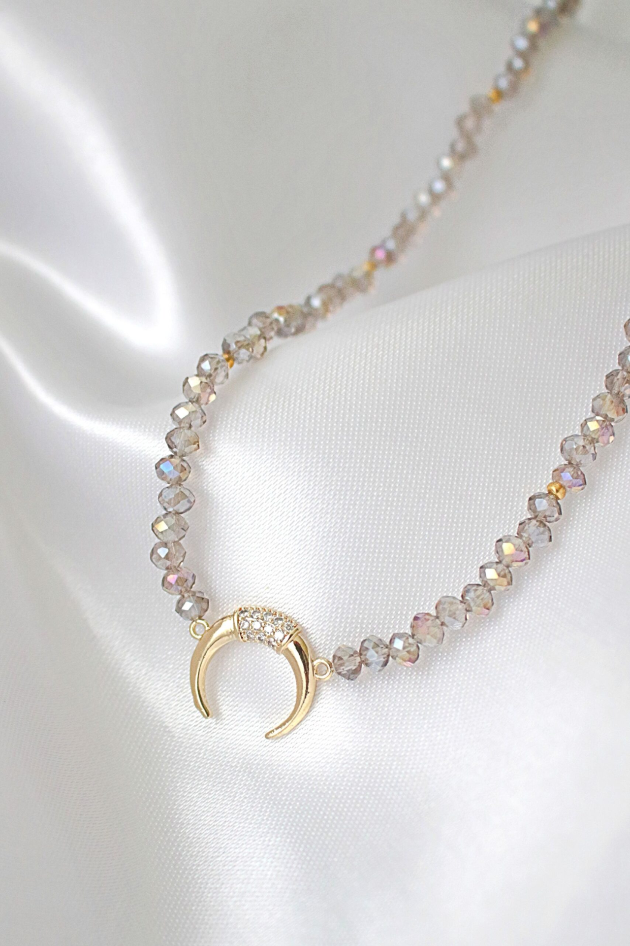 "Mermaid Spell" | 18K Chrome Austrian Crystals Choker
