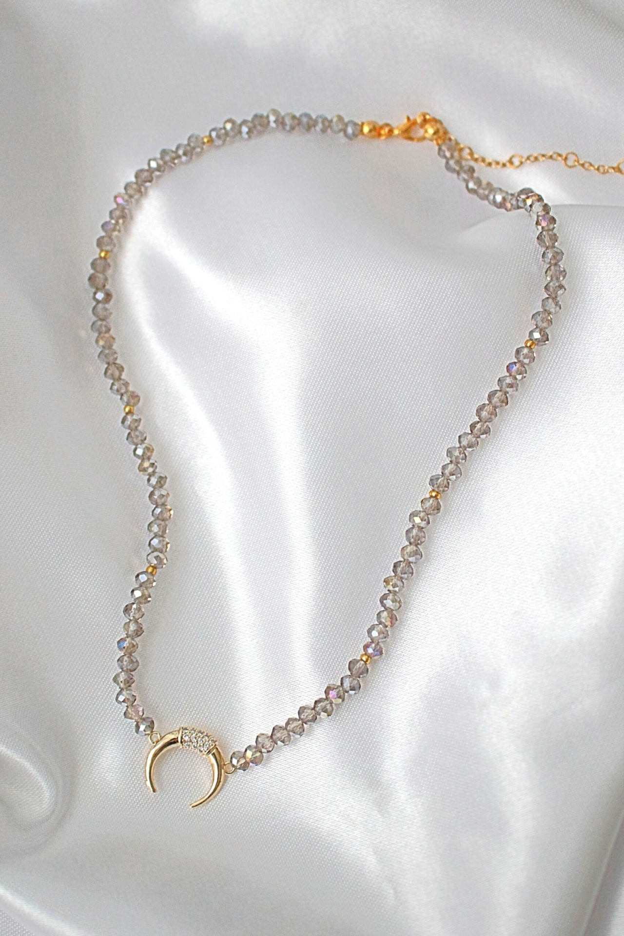 "Mermaid Spell" | 18K Chrome Austrian Crystals Choker