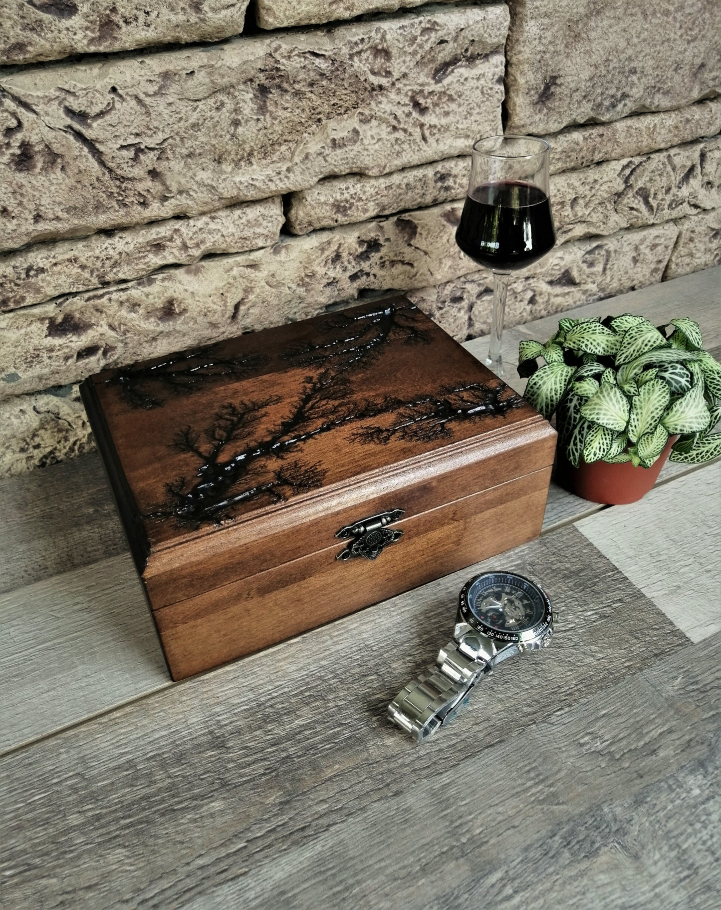 Watch Box for Men, Personalized Watch Case, Birthday Gift for Husband