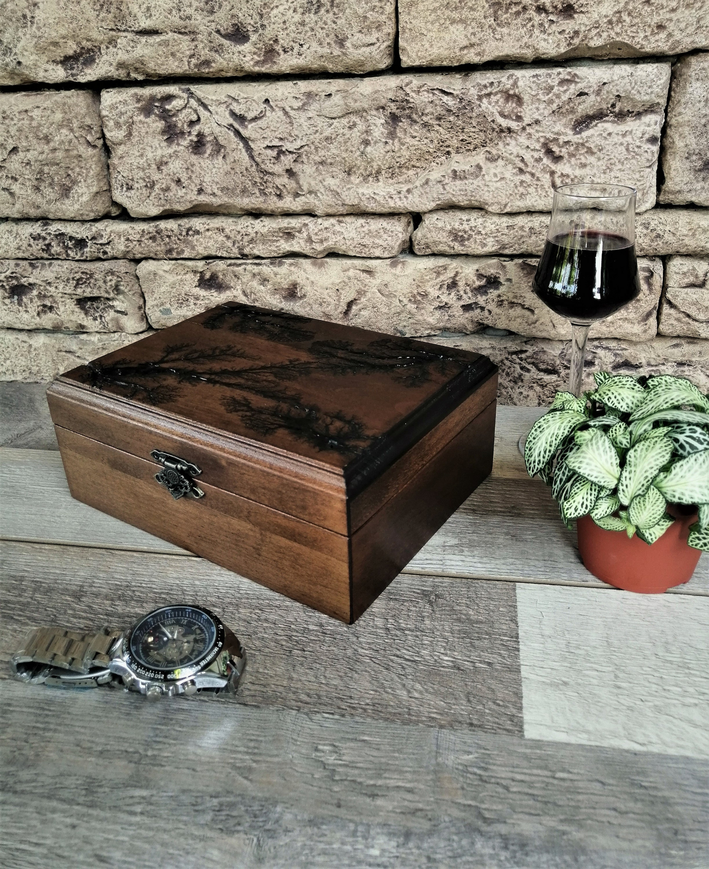 Watch Box for Men, Personalized Watch Case, Birthday Gift for Husband