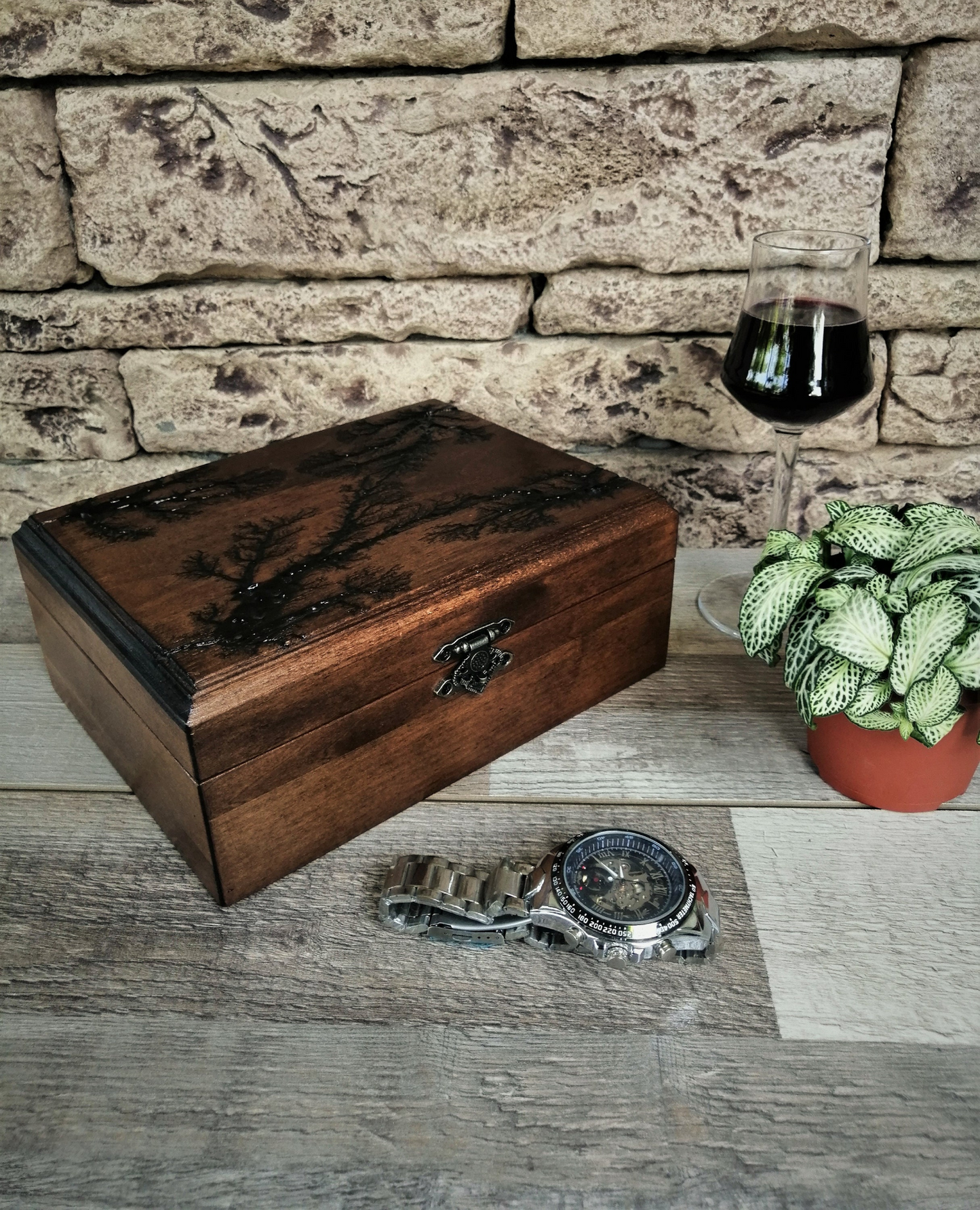 Watch Box for Men, Personalized Watch Case, Birthday Gift for Husband