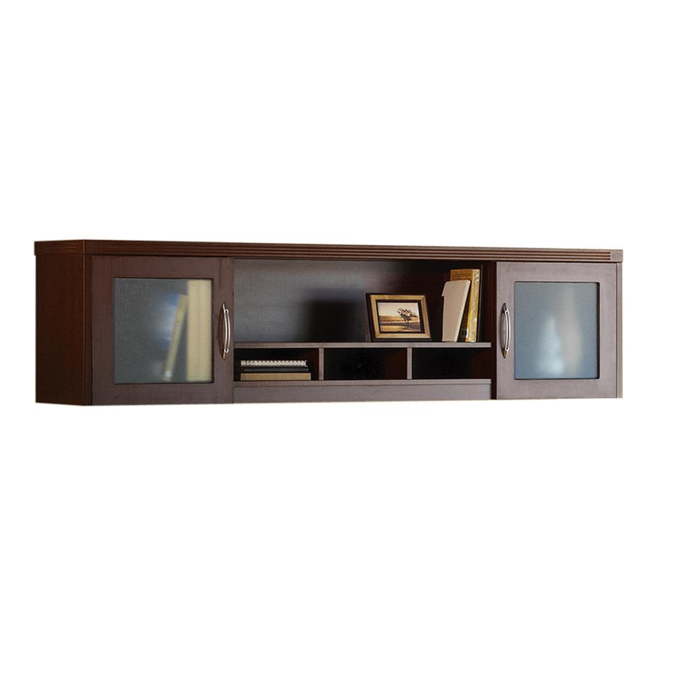 Wall Mount Hutch 72"W, Mocha