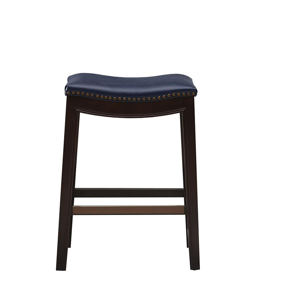 Belfast Saddle Counter Stool, Grey