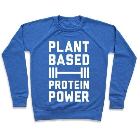 PLANT BASED PROTEIN POWER CREWNECK SWEATSHIRT