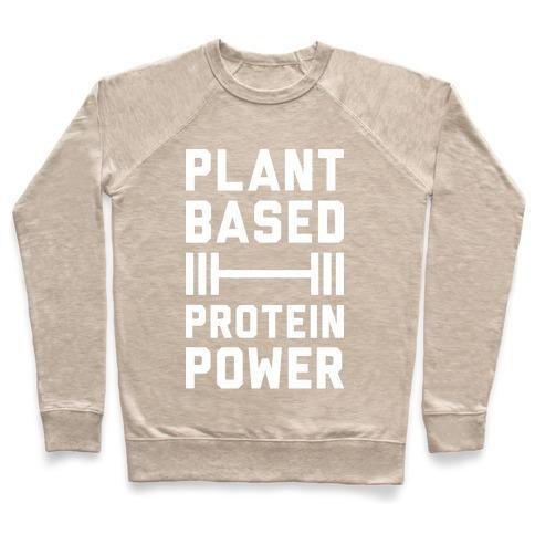 PLANT BASED PROTEIN POWER CREWNECK SWEATSHIRT