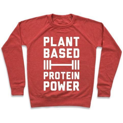 PLANT BASED PROTEIN POWER CREWNECK SWEATSHIRT