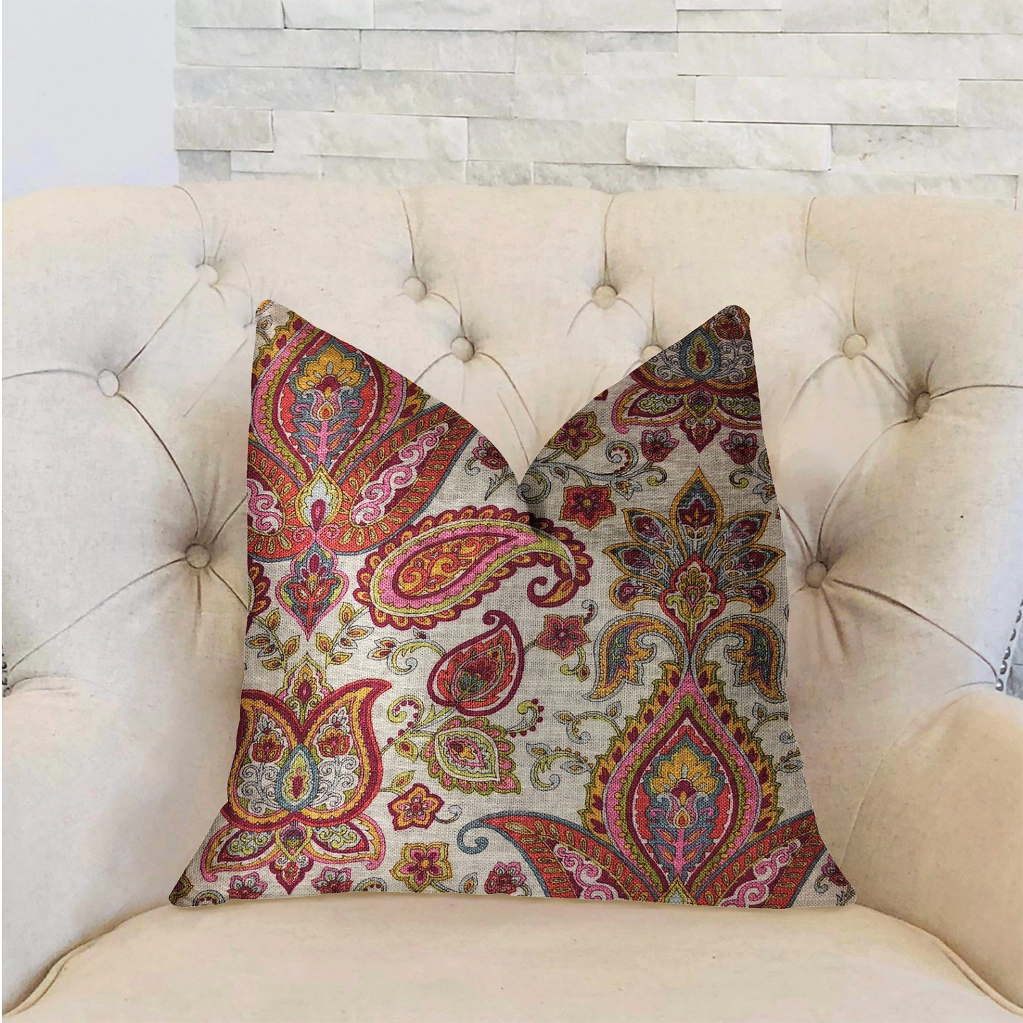 Tulip Safari Luxury Throw Pillow