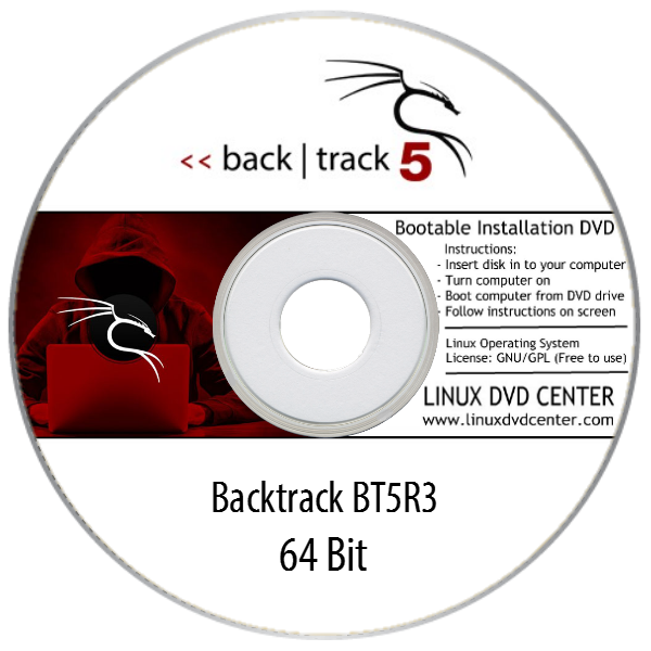 Backtrack BT5R3 (32/64bit) - Bootable Linux Installation DVD