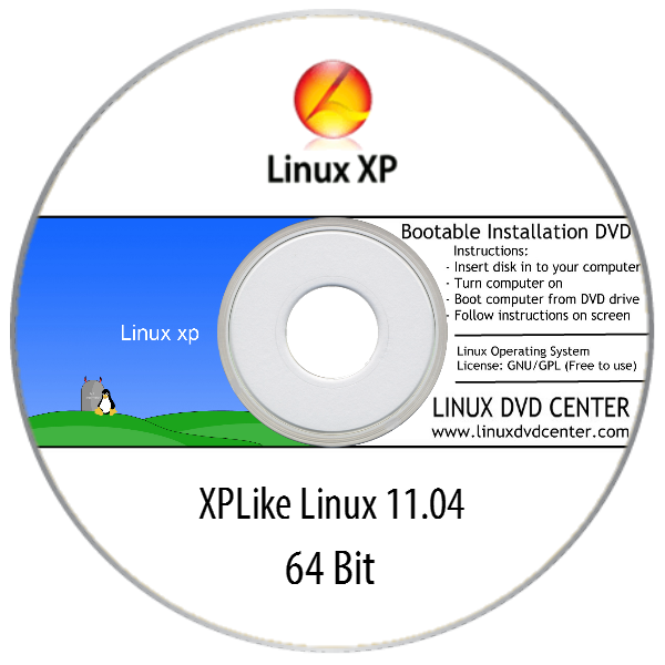 XPLike 11.0 (32/64Bit) - Bootable Linux Installation DVD