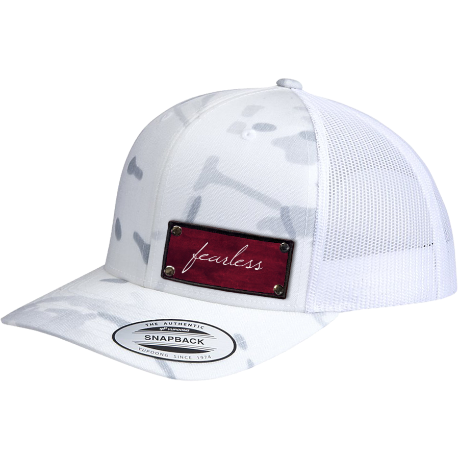 Fearless on Alpine & White Multicam Trucker Hat