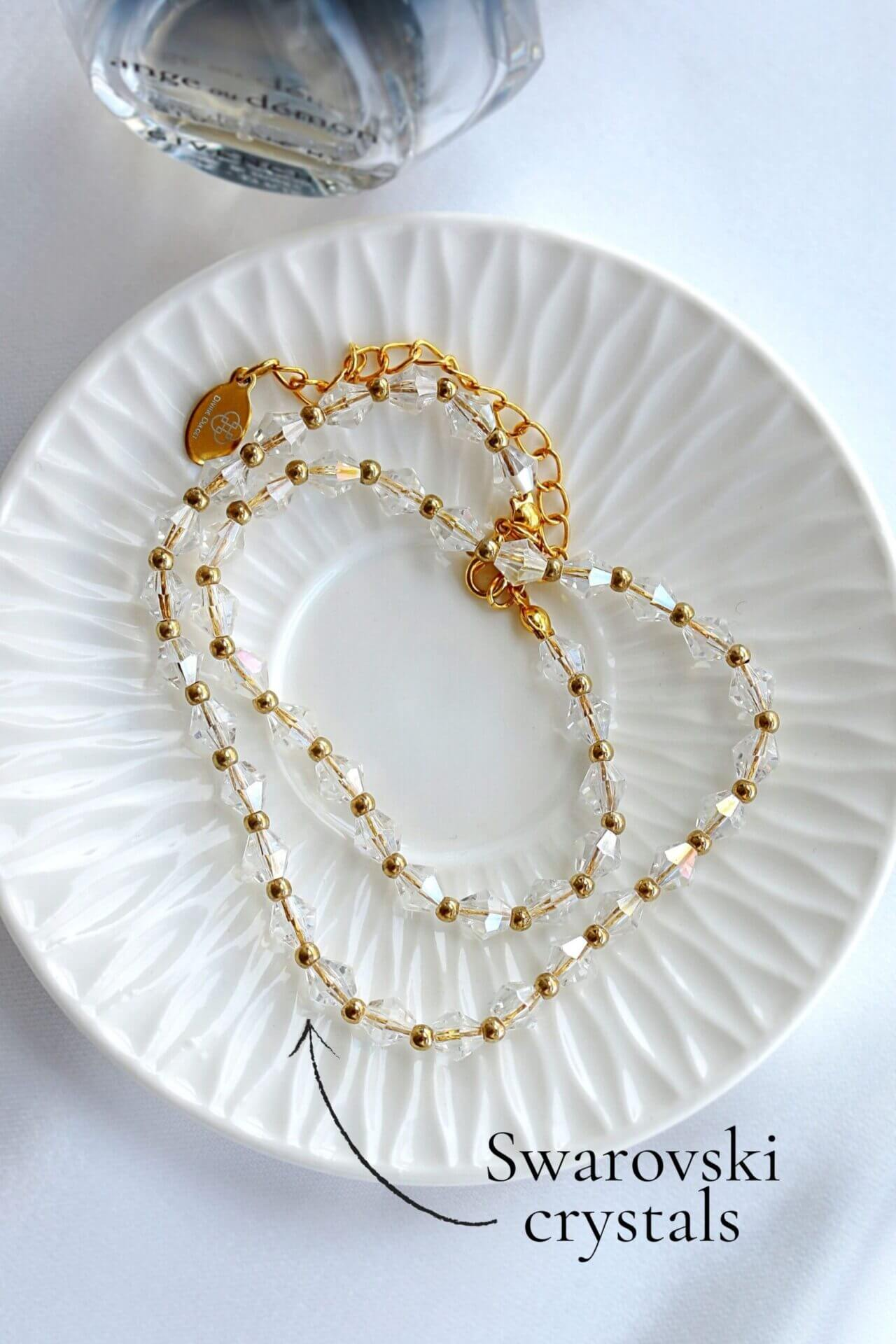 "Angelic" | 24K Clear Austrian Crystals Choker