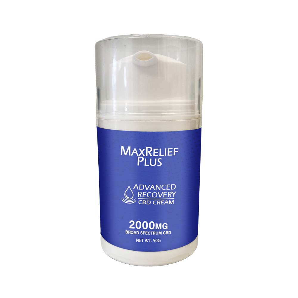 MaxRelief Plus CBD Cream For Pain | 1000mg - 2000mg