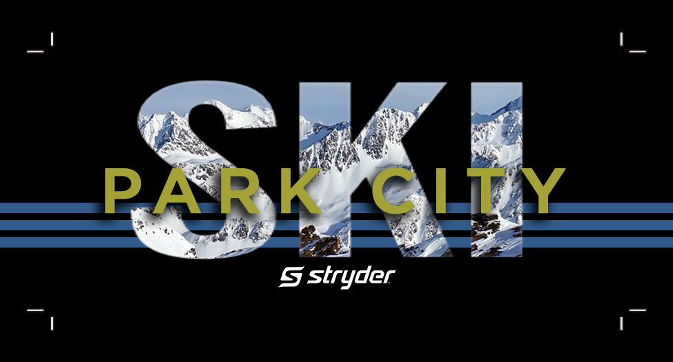 Park City Ski Inverted on YP6005 Black/White