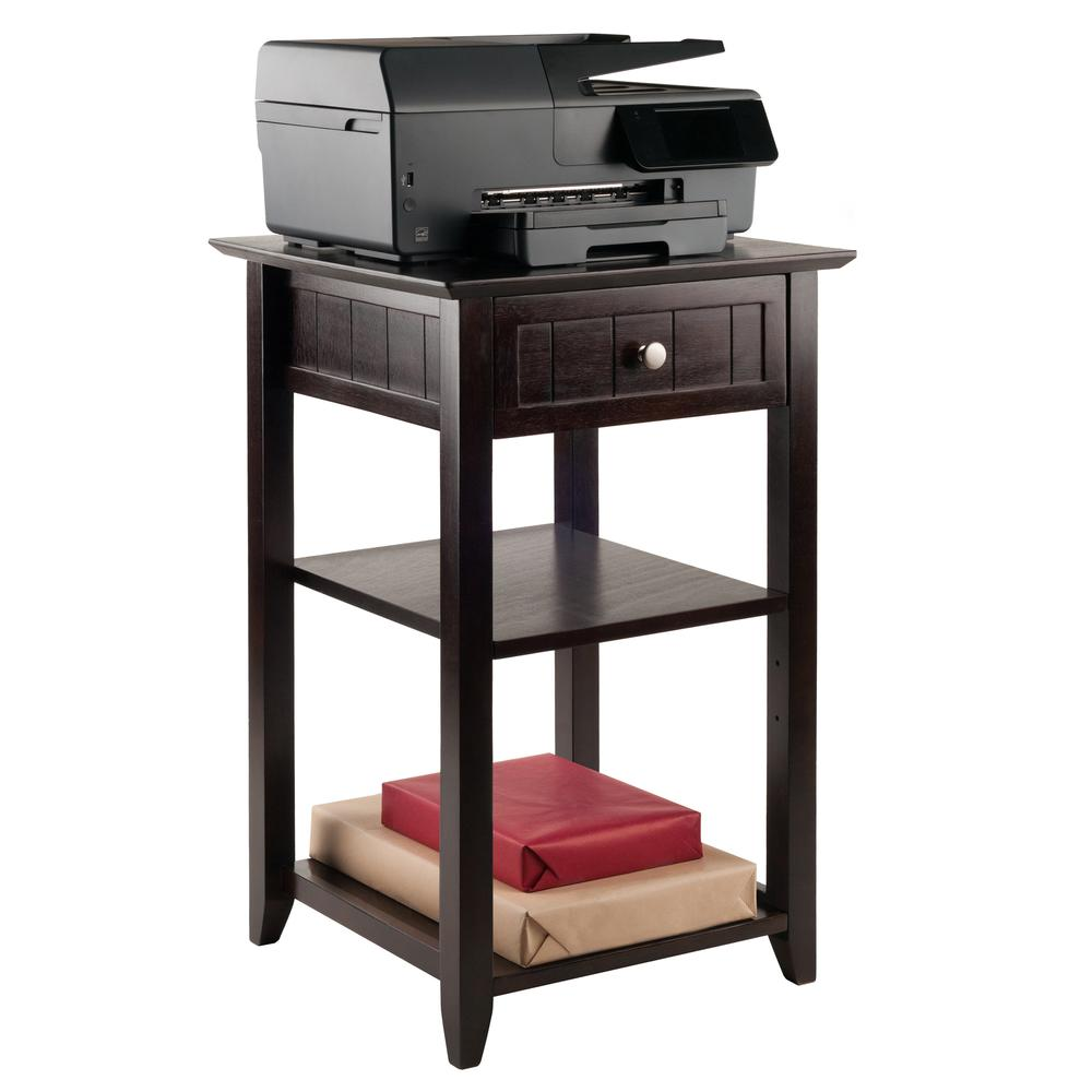 Burke Printer Stand Coffee Finish