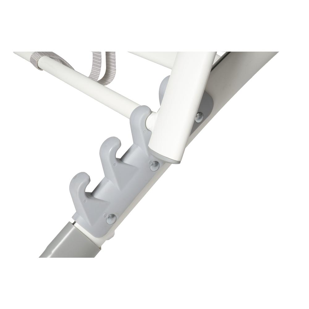 Poolside Stackable/Foldable Chaise Lounge- Loft White