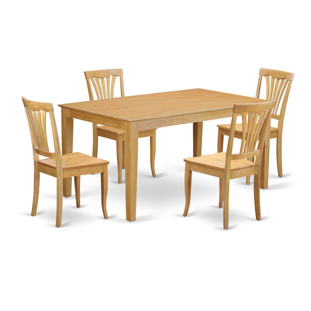 5 PC Small Kitchen Table set - small Kitchen Table and 4 Kitchen chair