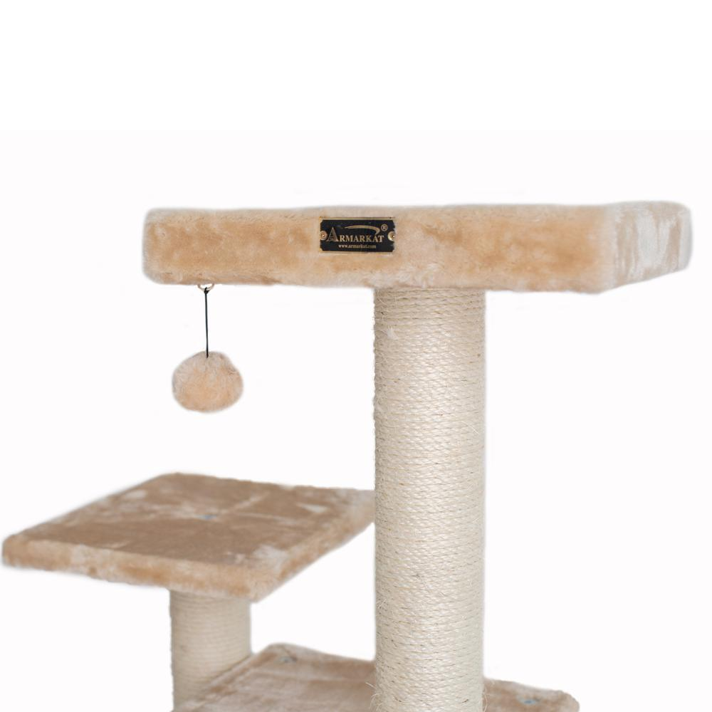 Armarkat Classic Real Wood Cat Tree A3207, 32-Inch Beige