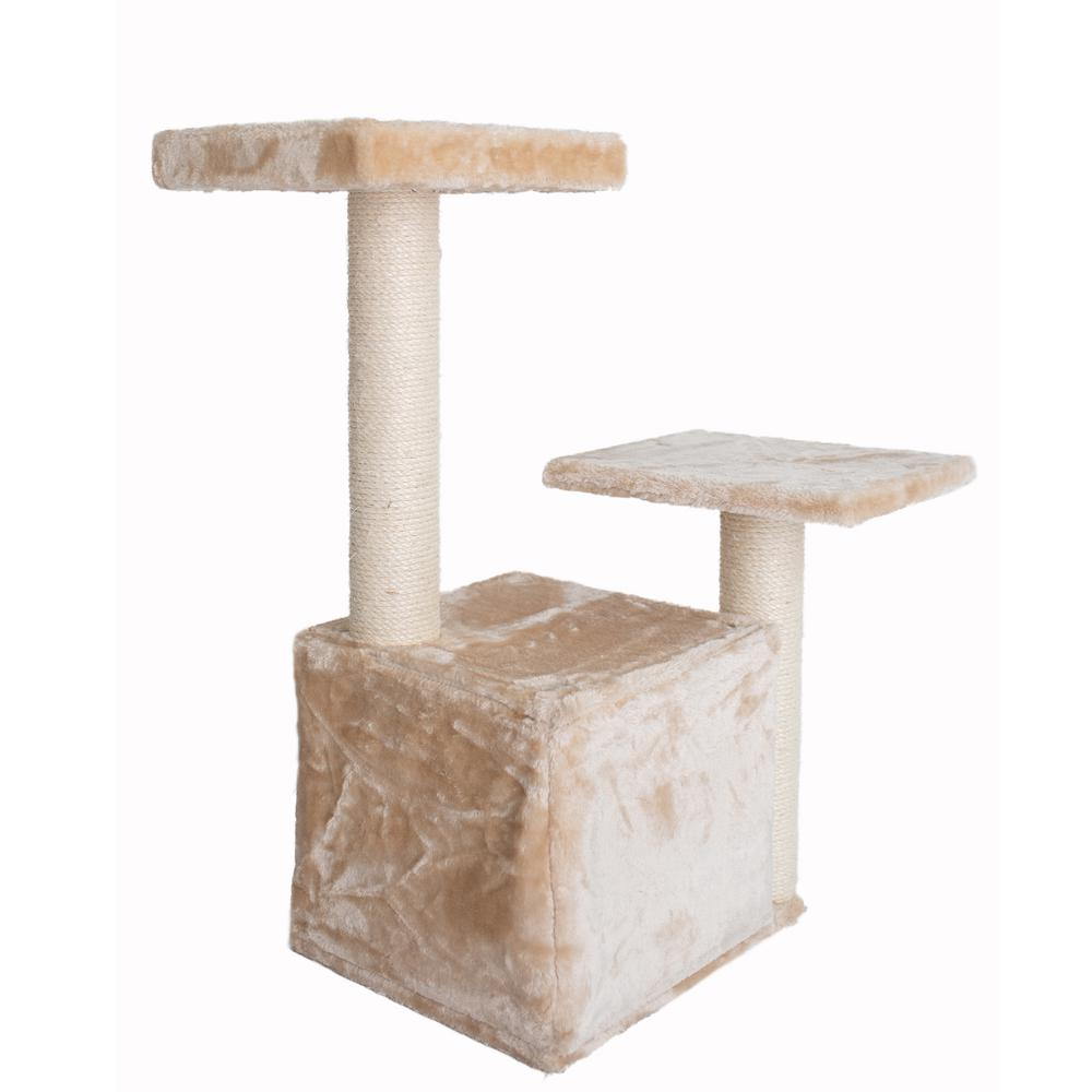 Armarkat Classic Real Wood Cat Tree A3207, 32-Inch Beige