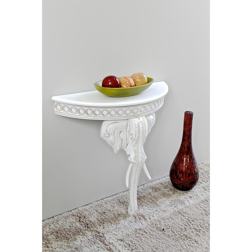 Windsor Carved Exotic Elephant Wall Table