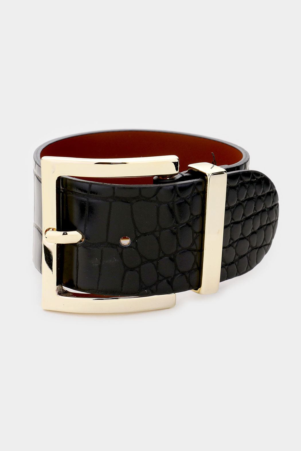 Snake Skin Embossed Bracelet