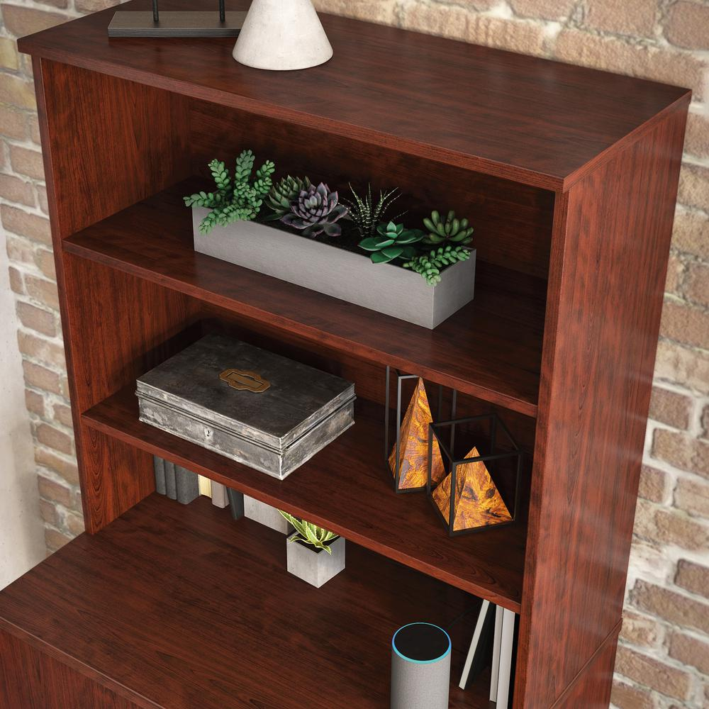 Affirm 36" X 36" Bookcase Hutch Classic Cherry