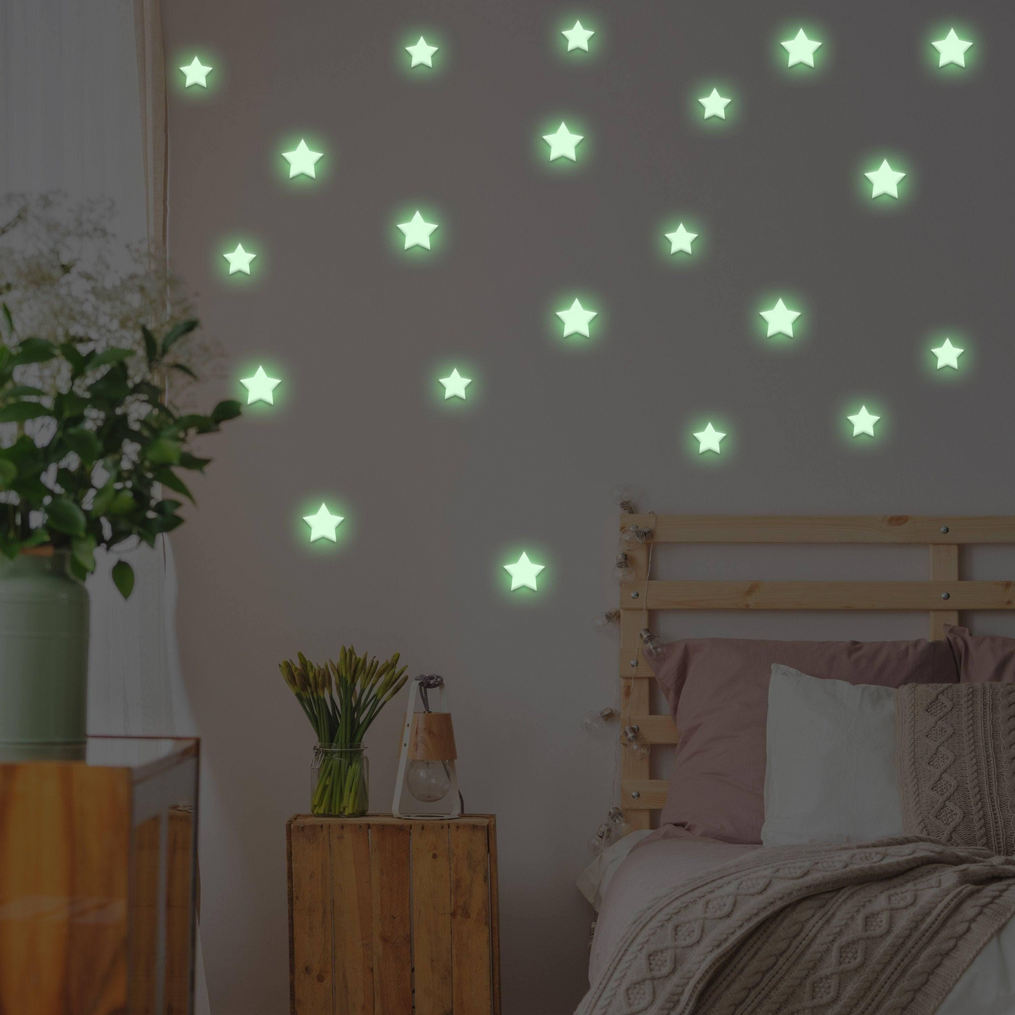 850 pcs Glow In The Dark Stars Stickers - The Star Glowing Ceiling Decals For Wall Room Kids Decor - Night Light Sky Realistic Stars Stick