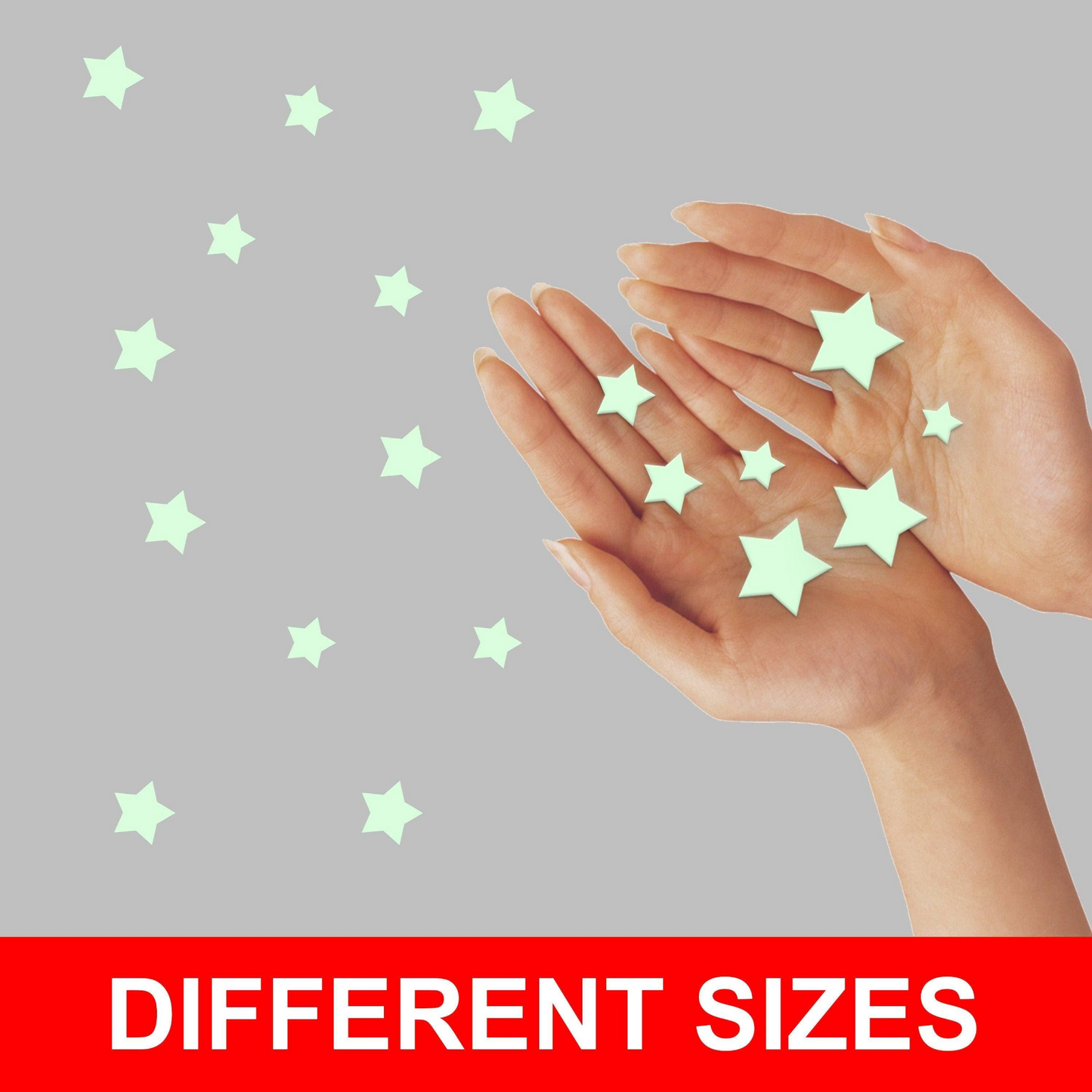850 pcs Glow In The Dark Stars Stickers - The Star Glowing Ceiling Decals For Wall Room Kids Decor - Night Light Sky Realistic Stars Stick