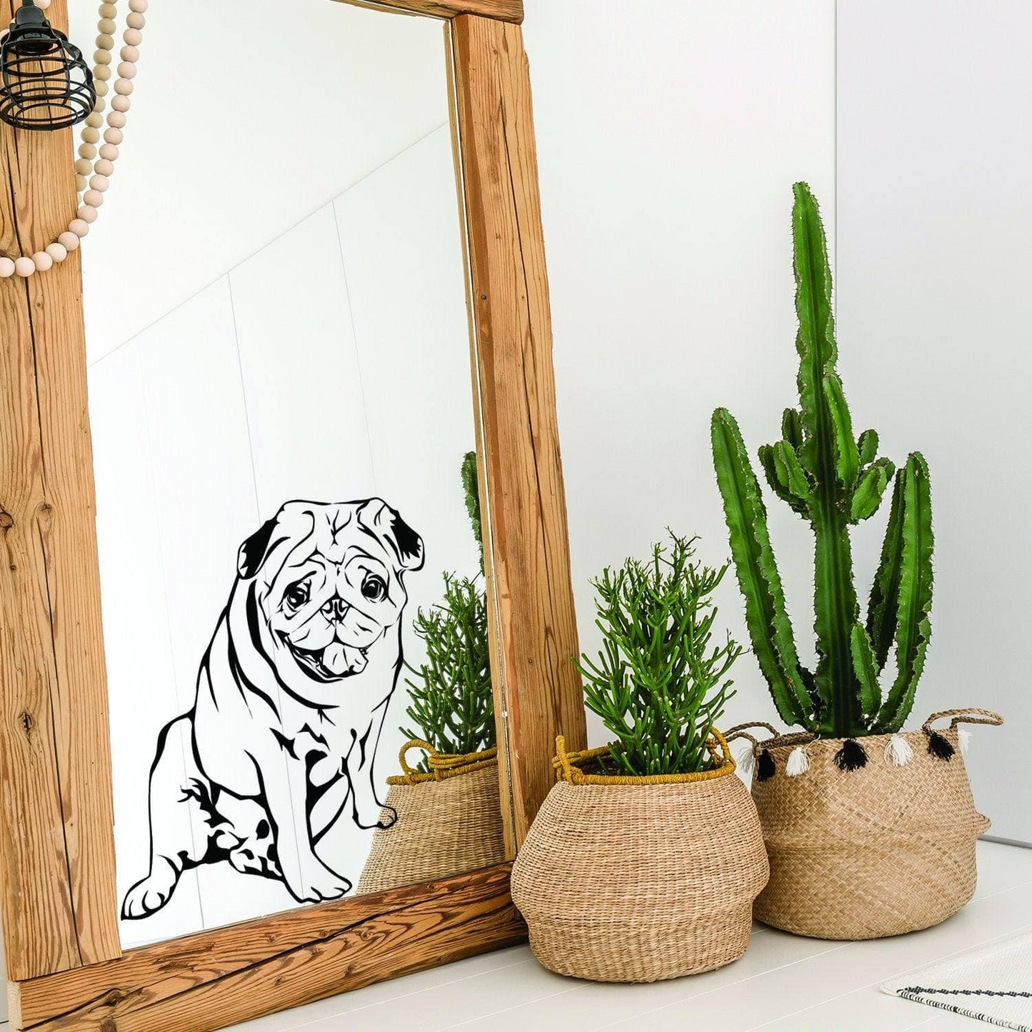 Custom Wall Decal Of Your Pet - Personalized Dog Lover Portrait Vinyl Sticker Gift Idea - Customized My Love Memorial Rescue Art Car Home
